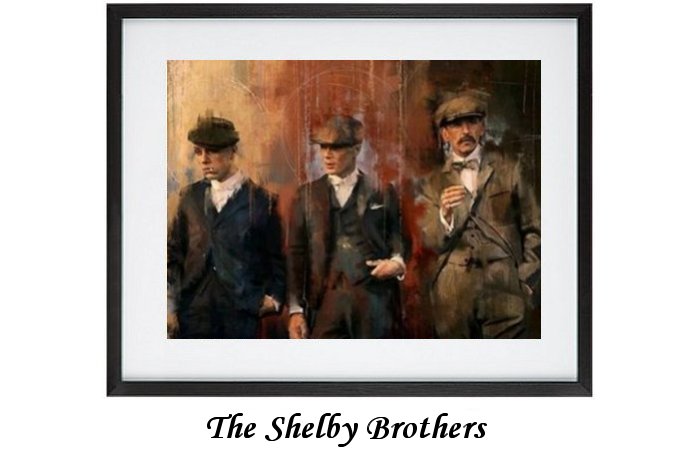 Shelby Brothers Framed Print